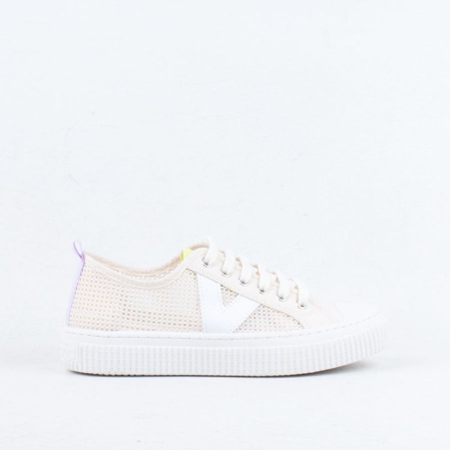 Women Victoria - Spain Lace Up | Viva Sneaker Natural