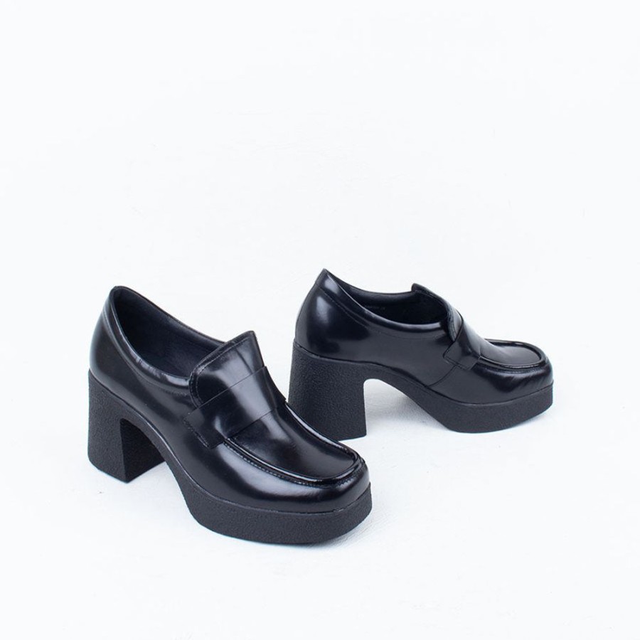 Women Tamara London Platform | Banish Heel Black