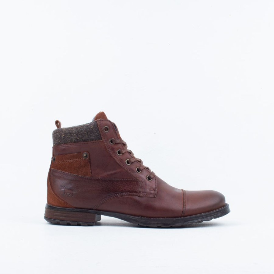 Men Wild Rhino Lace Up | Aireys Boot Rust