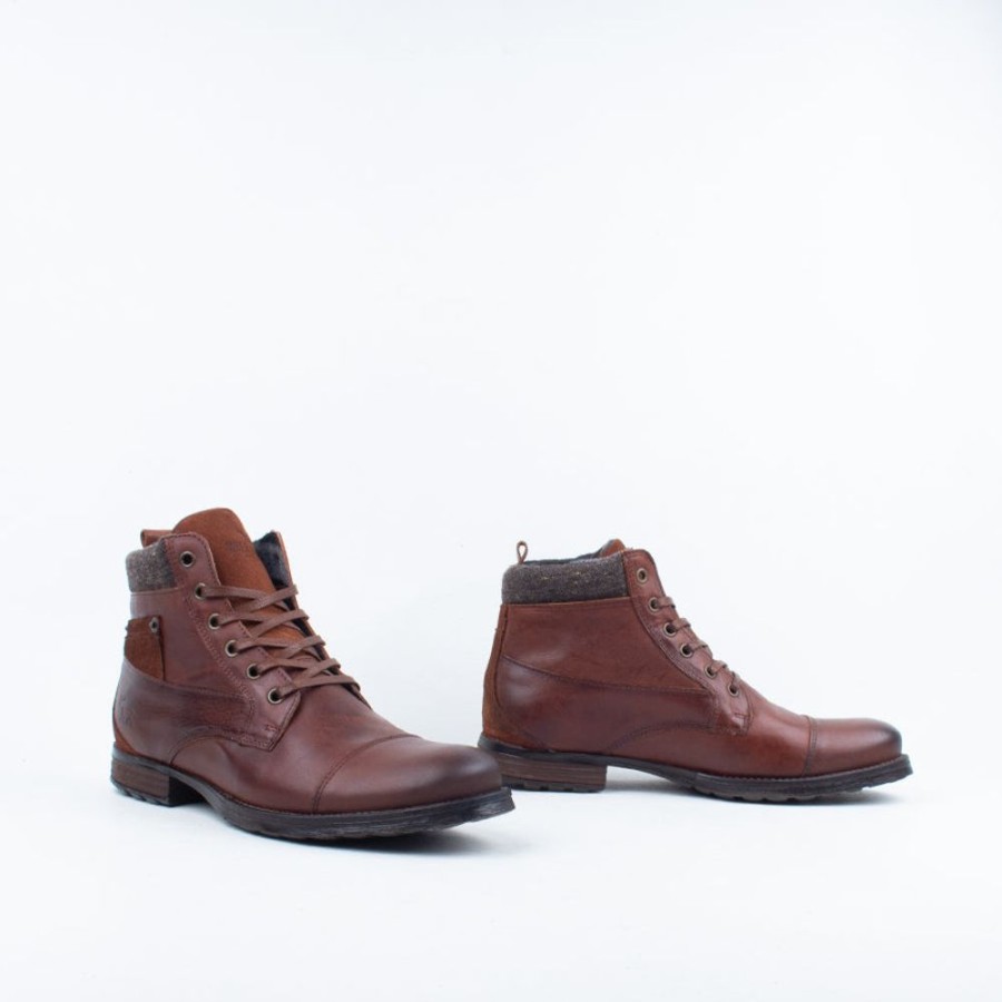 Men Wild Rhino Lace Up | Aireys Boot Rust