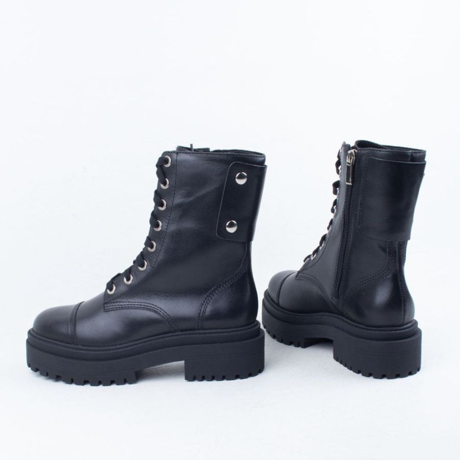 Women Carrano - Brazil Lace Up | Celine Boot Black