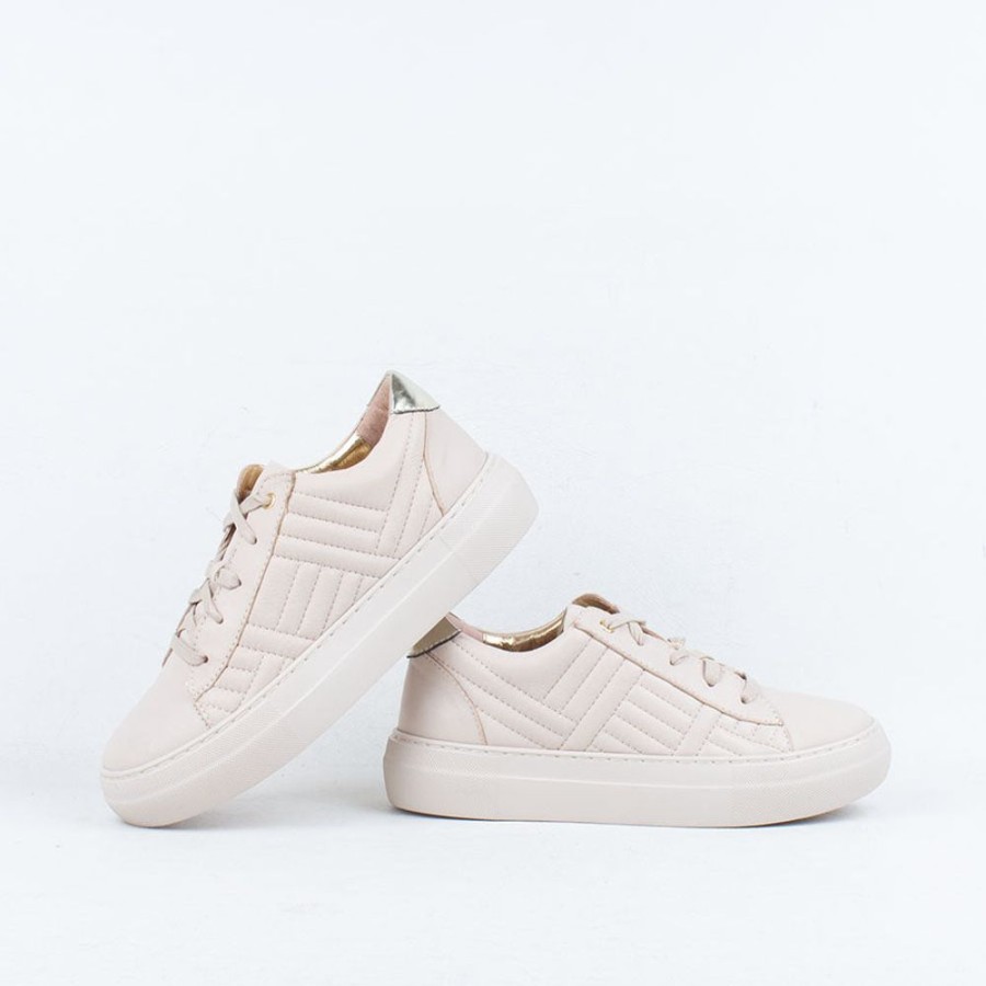 Women Gelato Lace Up | Zip Sneaker Vanilla