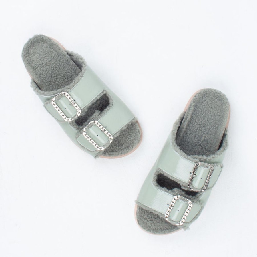 Women Minx Flat | Sliders Slide