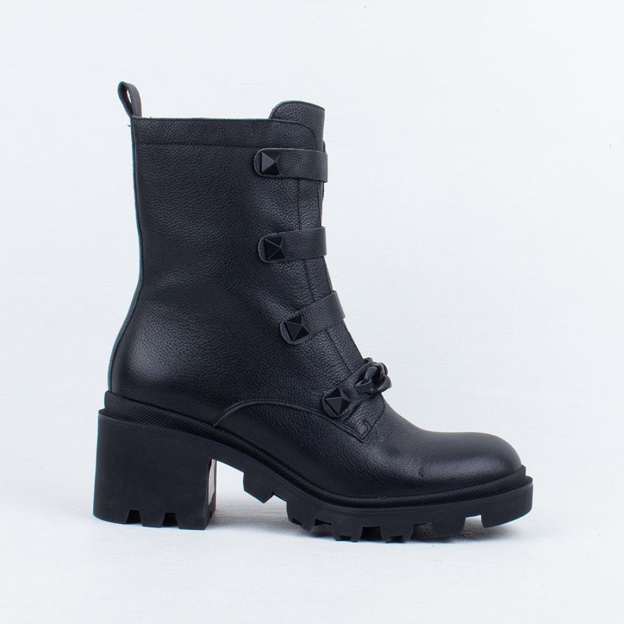 Women Minx Combat | Raider Boot Black