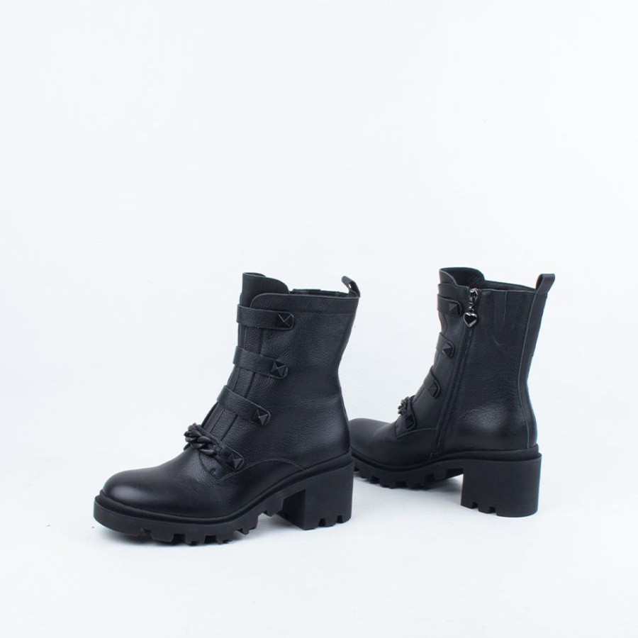 Women Minx Combat | Raider Boot Black