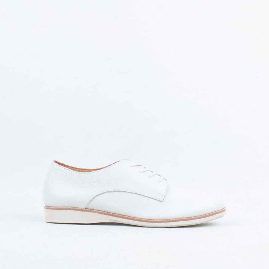 Women Rollie Lace Up | Derby Rollie Super Soft White