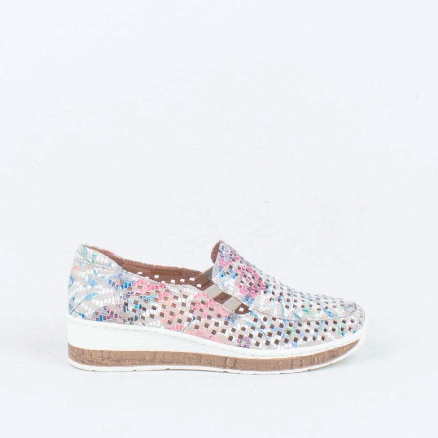 Women Cassini Slip On | Monkey Slip On Mist Multi