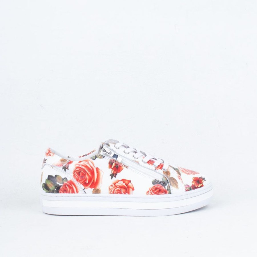 Women Alfie and Evie Lace Up | Posey Sneaker Floral