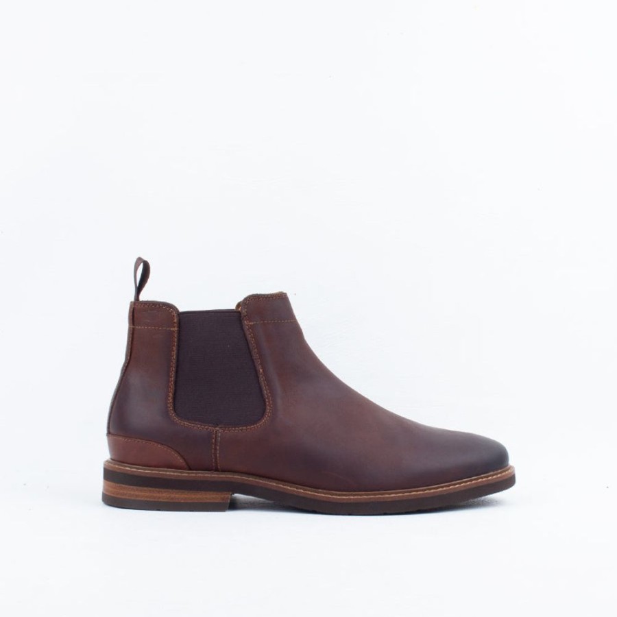 Men Florsheim Slip On | Highland Cheslea Boot Brown