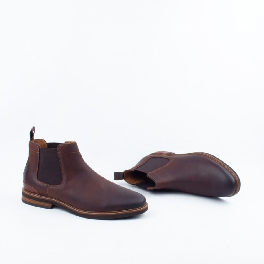 Men Florsheim Slip On | Highland Cheslea Boot Brown