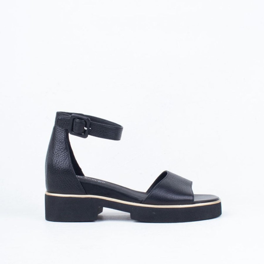 Women Belle Scarpe Flat | Russo Sandal Black