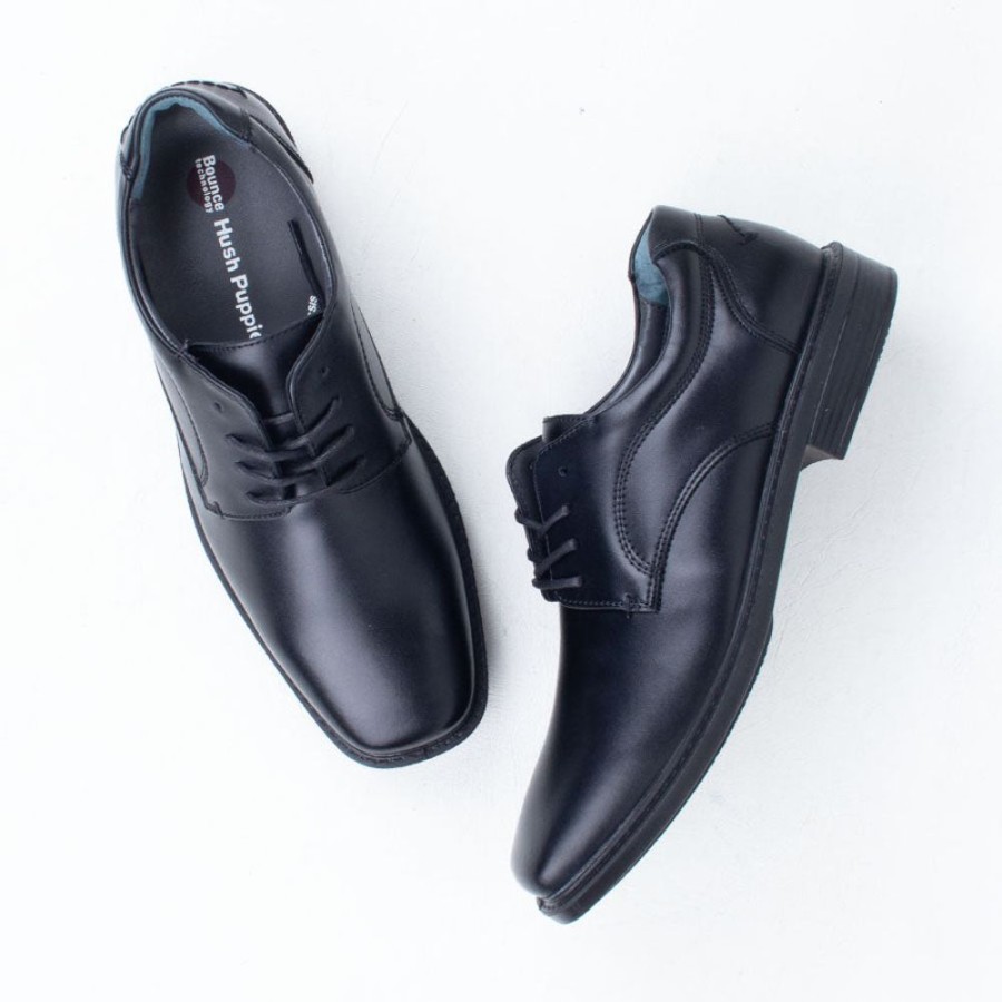 Men Hush Puppies Dress Shoes | Heathcote Lace Up Black