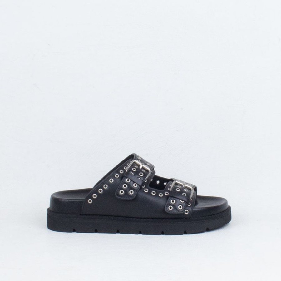 Women Ernest Wyler Flat | Ebony Slide