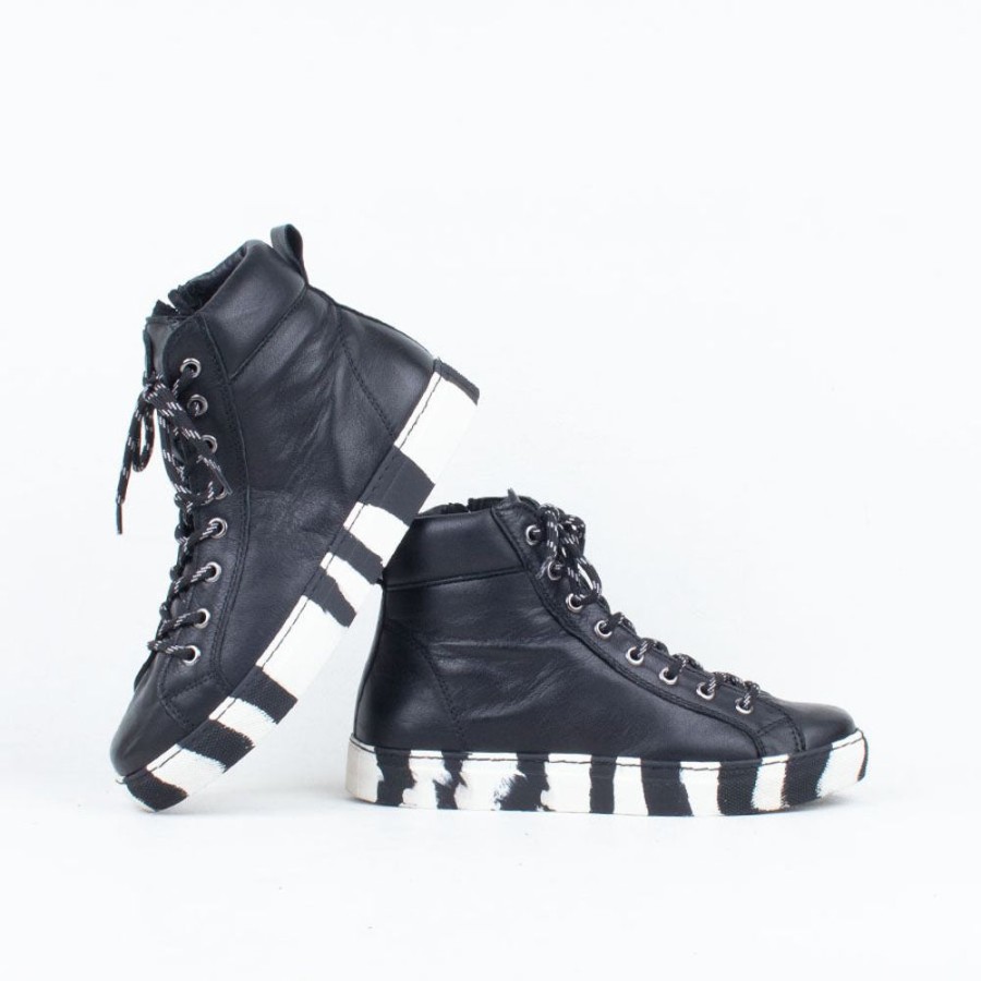 Women Rilassare Lace Up | Tammie Boot Black