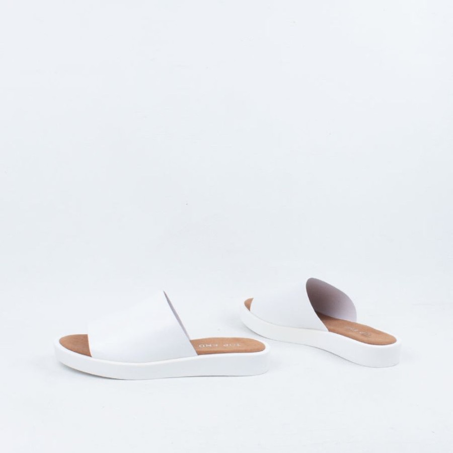 Women Top End Flat | Faron Slide White