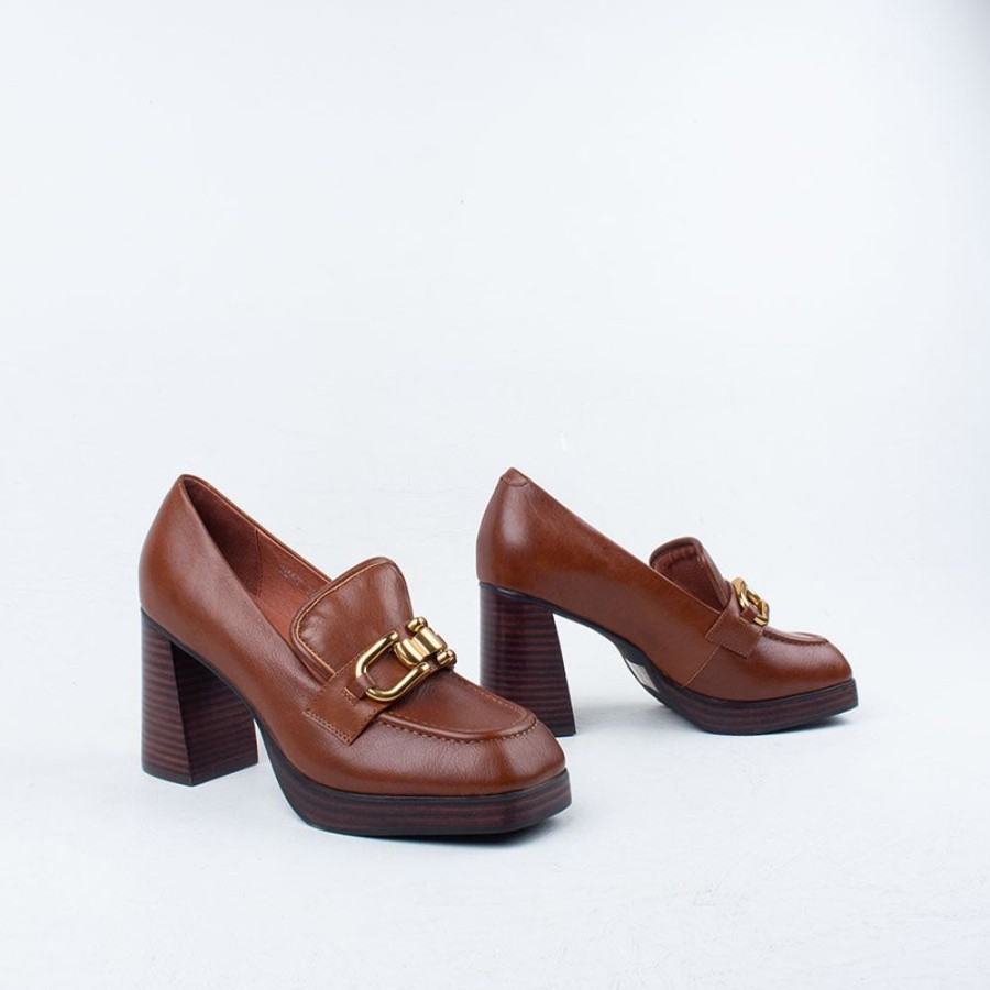 Women Minx Platform | Tammy Heel Tan