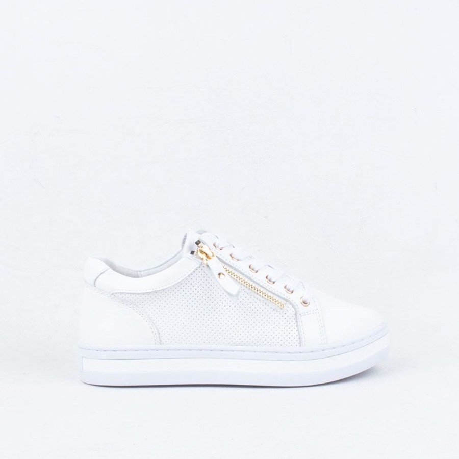 Women Alfie and Evie Lace Up | Pinnet Sneaker White