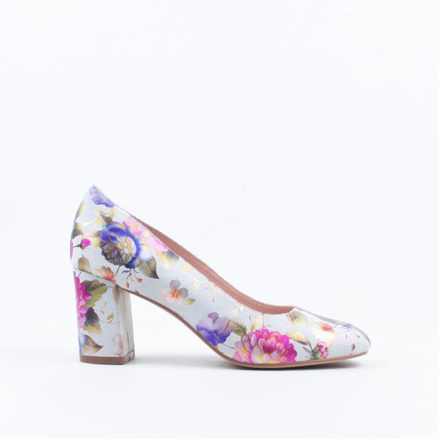 Women Tamara London Pump | Buzz Heel White Garden