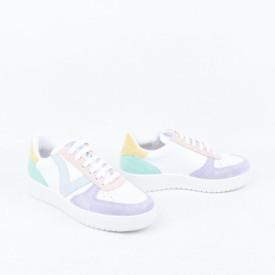 Women Victoria - Spain Lace Up | Vichy Sneaker Lilac Multi