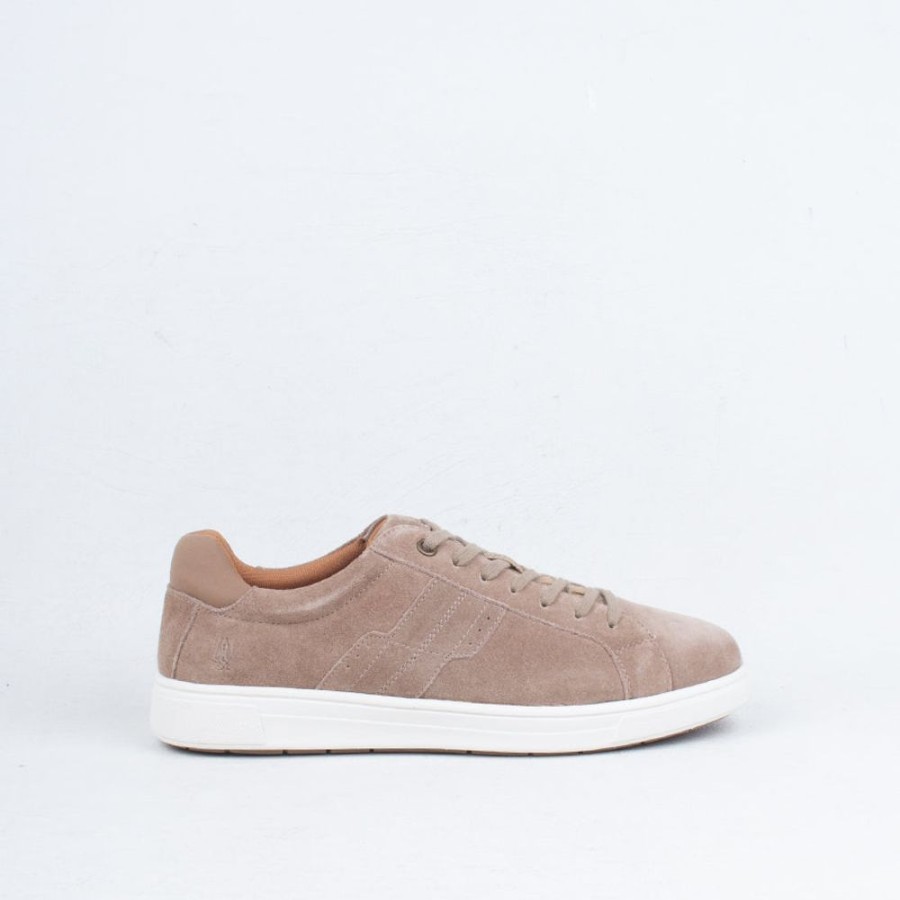 Men Hush Puppies Sneakers | Gravity Sneaker Taupe Suede