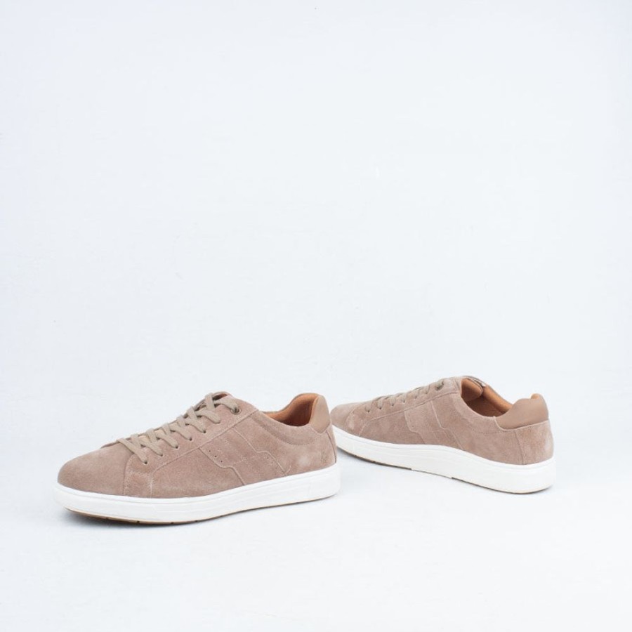 Men Hush Puppies Sneakers | Gravity Sneaker Taupe Suede