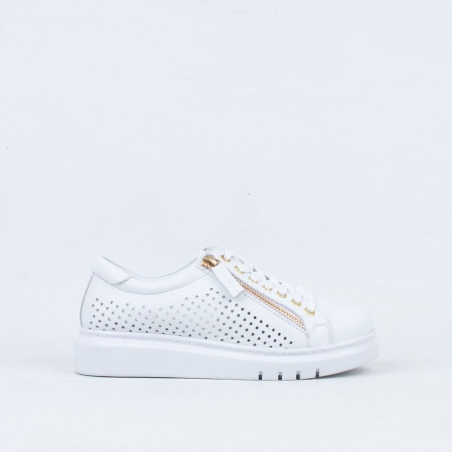 Women Rilassare Lace Up | Timor Sneaker White