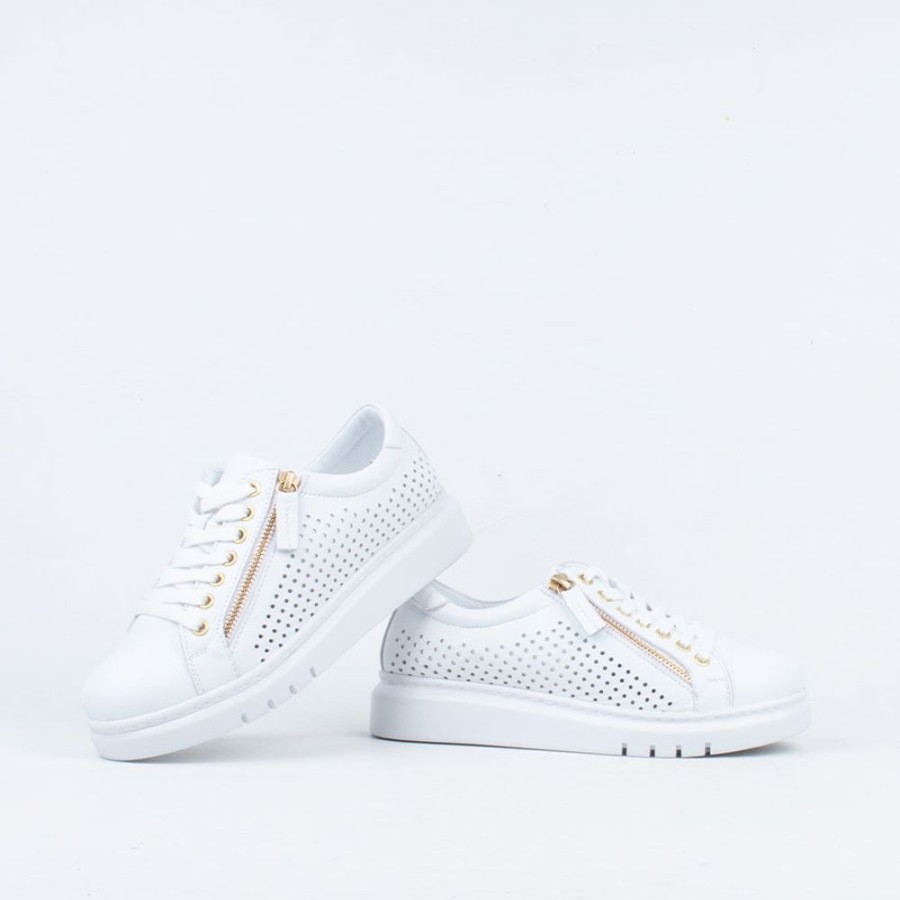 Women Rilassare Lace Up | Timor Sneaker White