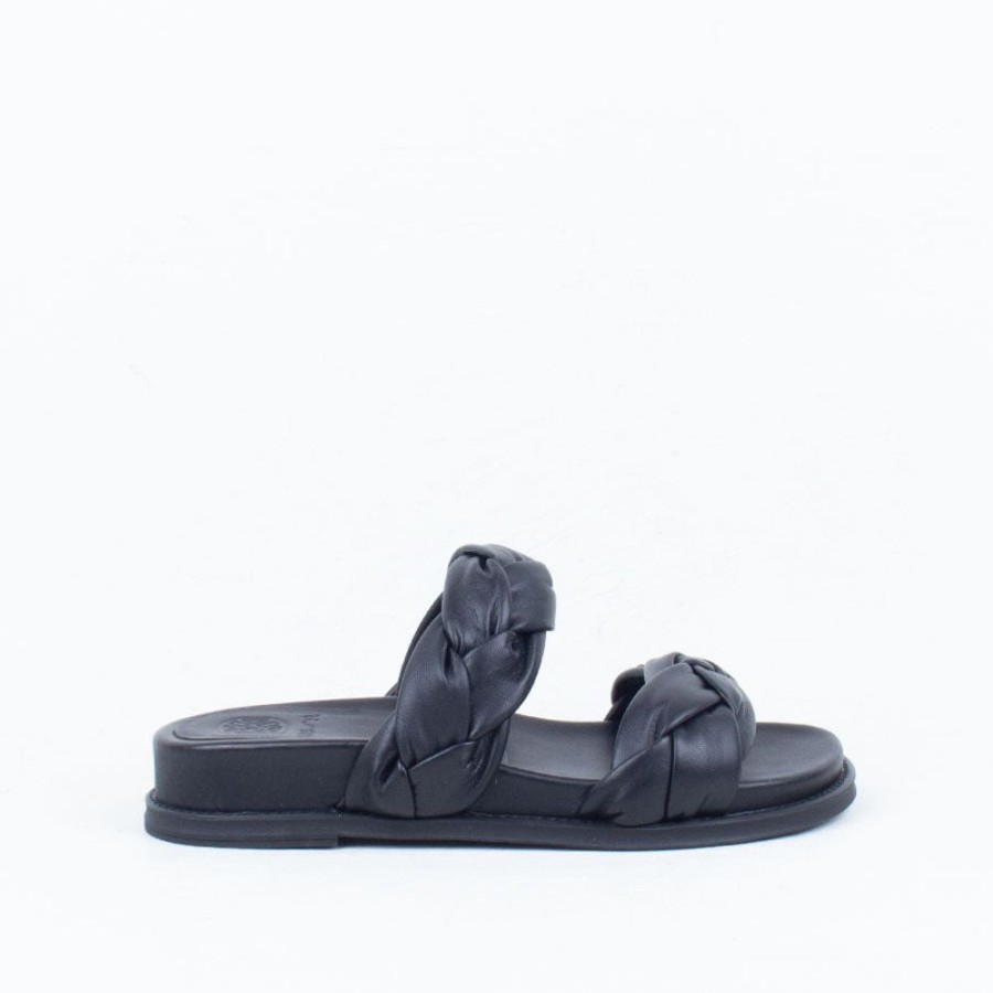 Women Unisa - Spain Flat | Cloc Slide Black