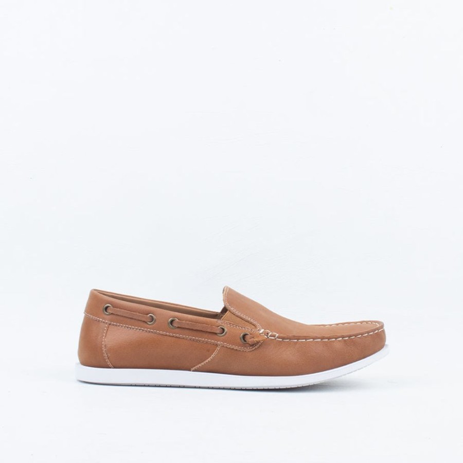 Men Julius Marlow Slip On | Live Loafer Tan