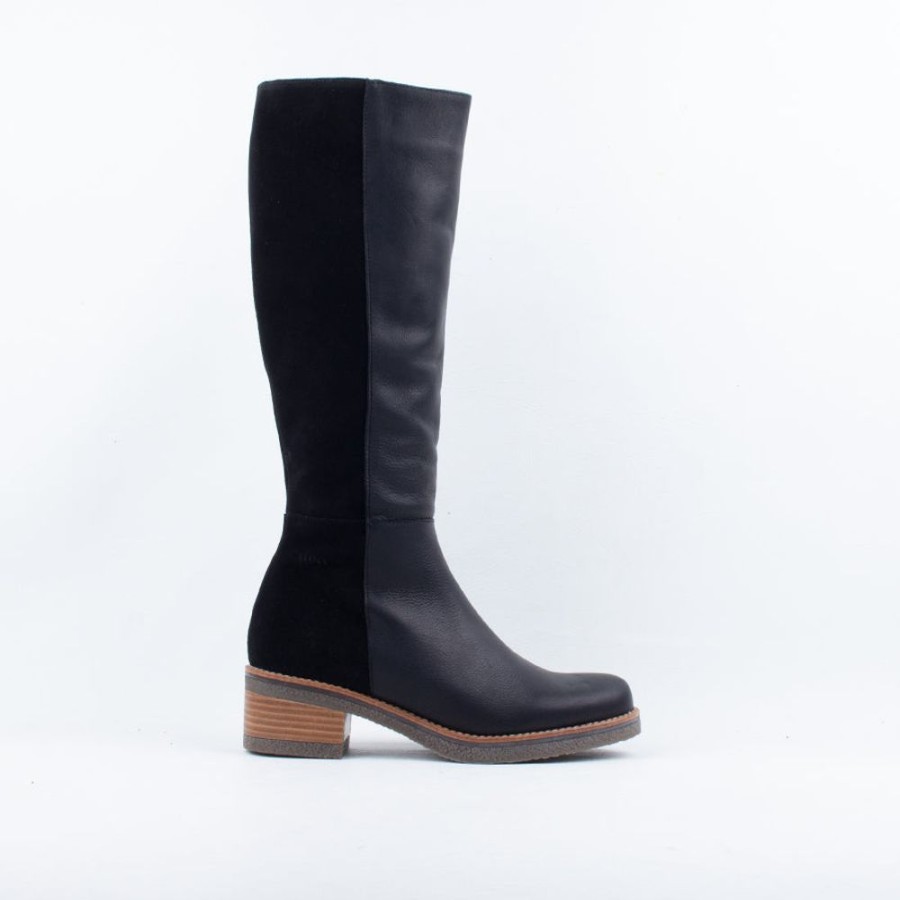 Women Nu x Neo - Spain Long Boots | Abriele Knee Boot Black