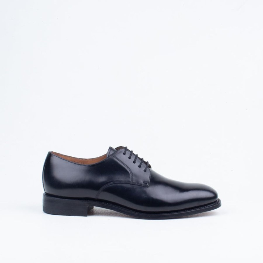 Men Loake Shoemaker Lace Up | 205B Albert Derby Black