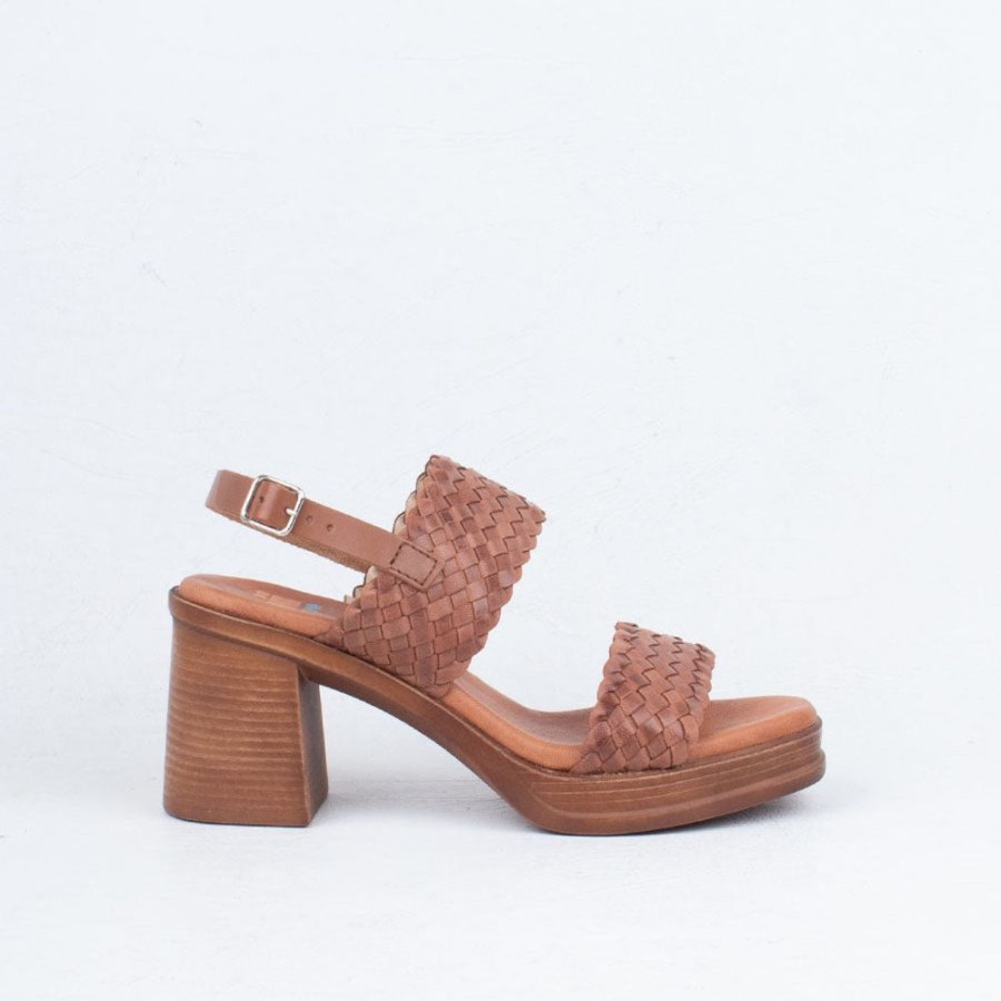 Women Nu x Neo - Spain Platform | Gennie Heeled Sandal Tan