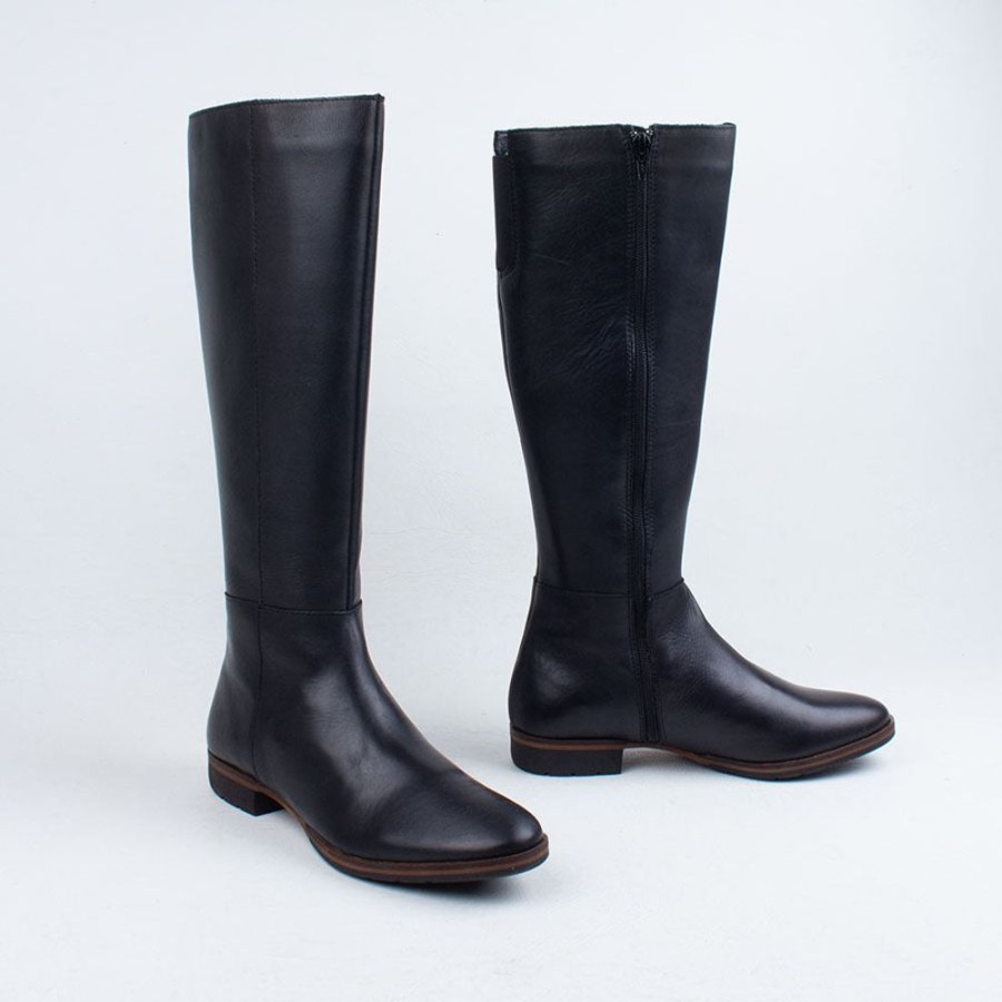 Women EOS Long Boots | Gaetan Boot Black