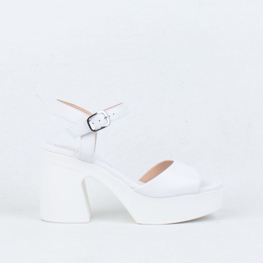 Women Unisa - Spain Platform | Onofre Heel White