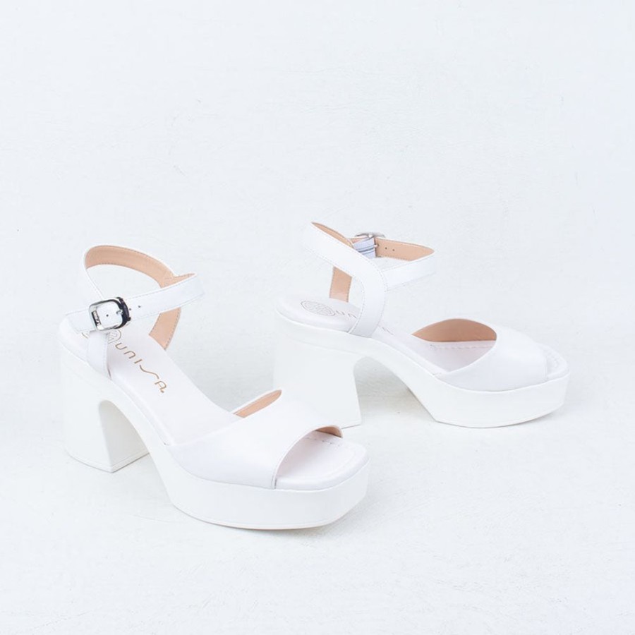 Women Unisa - Spain Platform | Onofre Heel White