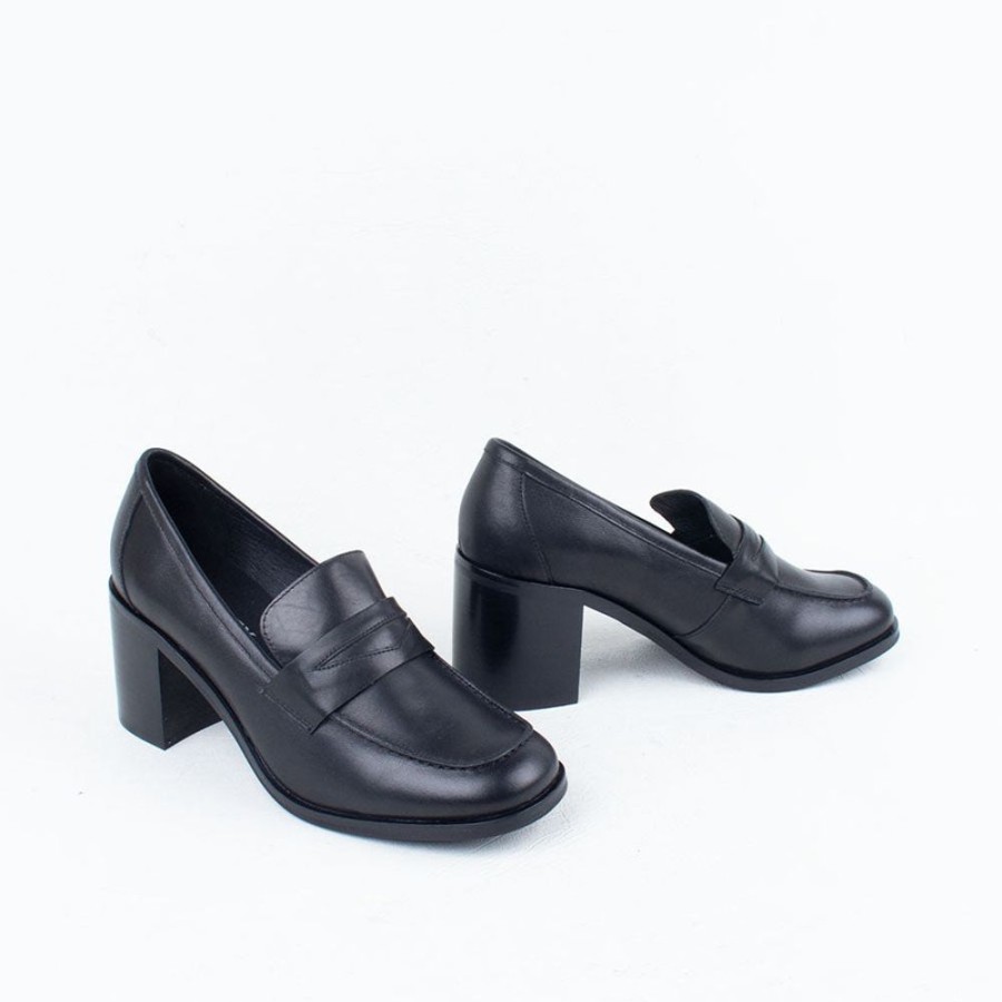 Women Bresley Pump | Pinta Heel Black