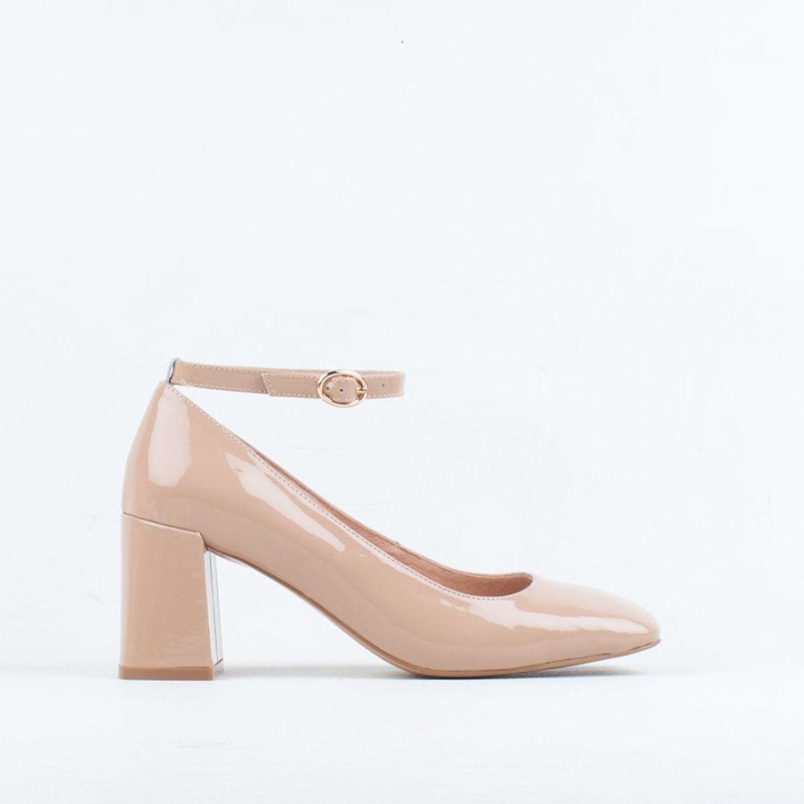 Women Mollini Pump | Tender Heel Nude Patent