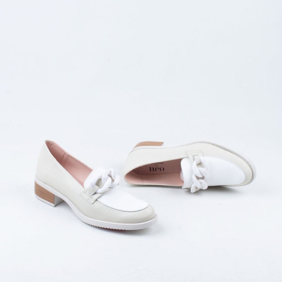 Women Jose Saenz - Spain Loafers | Saenz Loafer Vanilla/White